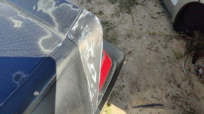 1987-1990 Chevy Camaro Driver Left Rear Spoiler End Cap Oem Black 10065173