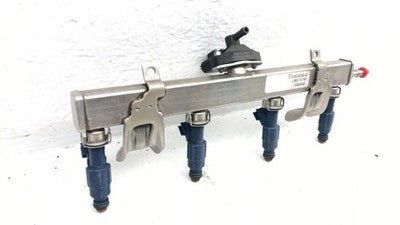 2005-2008 Mazda Tribute Complete Fuel Rail With Injectors Set Loaded Oem 2.3L