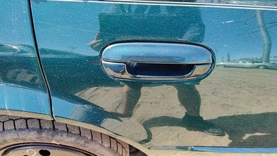 1998-04 Cadillac Seville Passenger Right Rear Outside Door Handle Oem Back Green