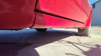93 Grand Prix Passenger Right Lower Rocker Panel Moulding Side Skirt 2 Door Red