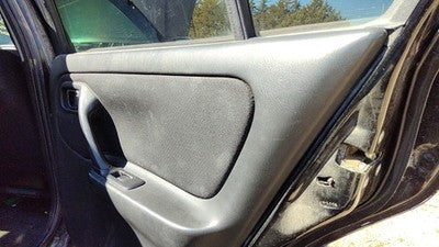 2002 Infiniti G20 Passenger Right Rear Door Trim Panel With Switches Back Black