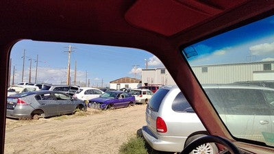 1988 Ford F150 Driver Left A Pillar Trim Windshield Post Panel Oem Red