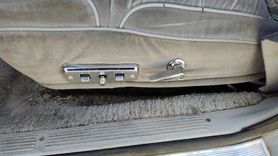 85 Mercury Grand Marquis Driver Left Power Seat Track With Motors Only Oem Gray
