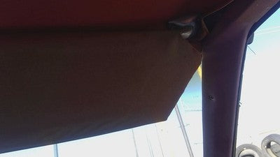 1978 Buick Regal Passenger Right Sun Visor Oem Red