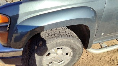 04-12 Gmc Canyon Driver Left Front Wheel Flare Moulding Fender Stealth Gray 46U