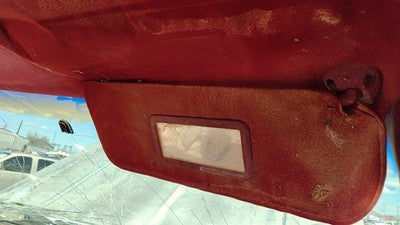 1992 Gmc Sierra 2500 Passenger Right Sun Visor Oem Red
