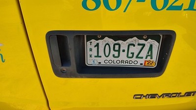 2002 Express Van 2500 License Plate Trim Surround Panel Oem Tail Trunk Finish