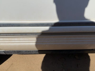 94 Town Car Passenger Right Rear Moulding From Door Oem Back Trim Strip White Wt