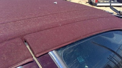 93 Cadillac Fleetwood Passenger Right Front Moulding From Door Trim Strip Maroon