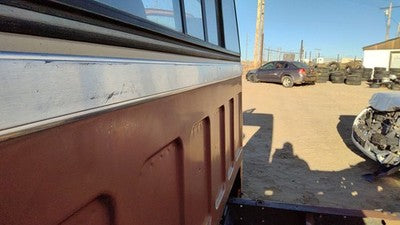 1983 Chevy K30 Moulding Below Back Glass Oem Trim Strip Panel