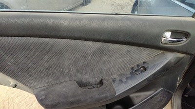 07-09 Altima Driver Left Rear Door Trim Panel With Switches Back Charcoal G