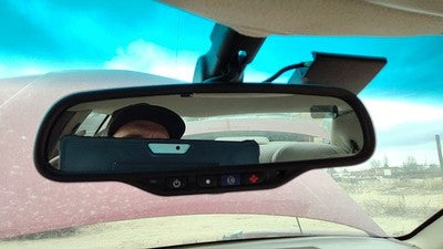 2000-2002 Cadillac Eldorado Inside Rear View Mirror Oem Windshield Mounted