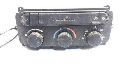 2001-2002 Dodge Caravan Temperature Control Module In Dash Heater Ac Head Unit
