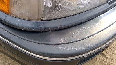 91-92 Galant Vr-4 Filler Trim Strip Between Bumper And Grille Headlights Green