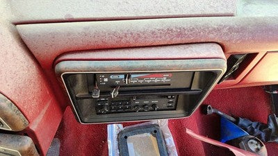 1989 Ford F150 Trim Bezel Around Radio Surround Dash Panel Woodgrain Oem