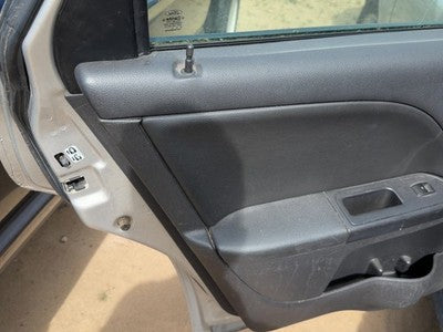 05-07 Fivehundred Driver Left Rear Door Trim Panel With Switches Back Black Hw