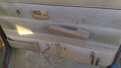 1986 Isuzu Pup Pickup Passenger Right Front Inside Door Trim Panel Only Brown