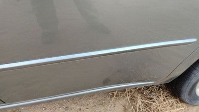 2008 Nissan Sentra Driver Left Rear Moulding From Door Back Trim Strip Gray K36