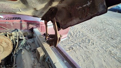 1975-1979 Ford F150 Driver Left Hood Hinge Oem Maroon D3tz16796a