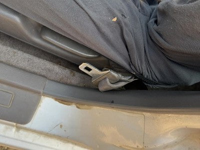 1990 Subaru Legacy Driver Left Lap Belt Retractor Oem Gray