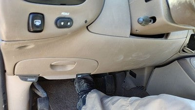 97-02 Ford Expedition Lower Dash Under Column Knee Bolster Trim Panel Oem Tan Fh