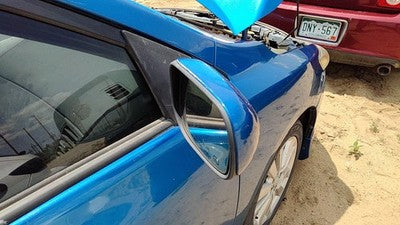 2009-2013 Toyota Corolla Passenger Right Side Mirror Door Mounted Oem Blue 8T7