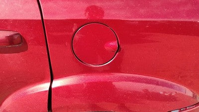 09-20 Dodge Journey Fuel Tank Door With Hinge Gas Lid Oem Filler Inferno Red Prh