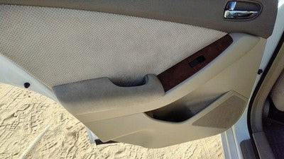 07-09 Nissan Altima Driver Left Rear Door Trim Panel With Switches Back Blond C