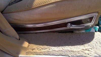 1985 Olds 88 Passenger Right Side Seat Trim Panel Oem Woodgrain