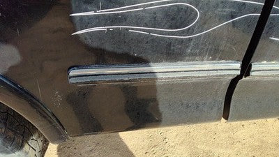 1997 Ford F150 Passenger Right Rear Moulding On Box Oem Black Ua