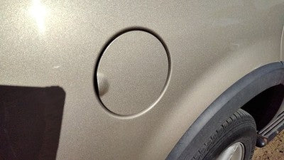 2002-2010 Ford Explorer Fuel Tank Door With Hinge Gas Lid Filler B2 Harvest Gold