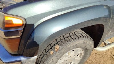 04-12 Gmc Canyon Driver Left Front Wheel Flare Moulding Fender Stealth Gray 46U