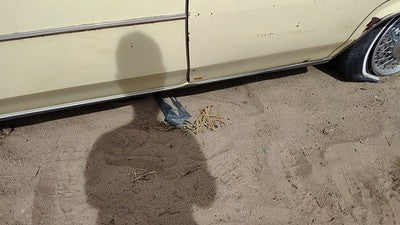 1980 Cadillac Deville Driver Left Lower Rocker Panel Moulding Side Skirt Oem
