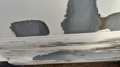98-08 Ford Crown Vic Driver Left Rear Moulding From Door Back Trim Strip White