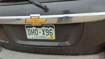 2007-2009 Chevy Equinox License Plate Trim Surround Panel Oem Tail Trunk Finish