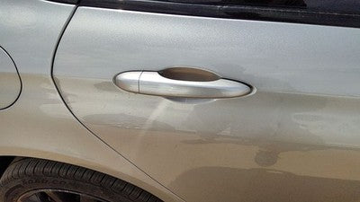 15-17 200 Passenger Right Rear Outside Door Handle Back Billet Silver Psc