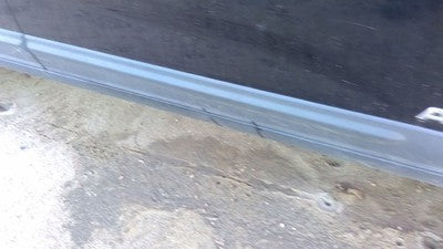 11-15 Kia Sorento Passenger Right Front Moulding From Door Trim Strip Gray H9