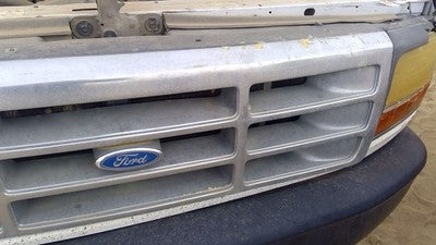 1992-1997 Ford F450 Front Grille Oem Chrome F4tz8200a