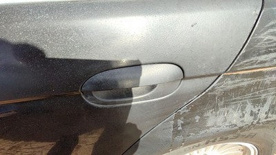 Bmw 540I Driver Left Rear Outside Door Handle Oem Back Black