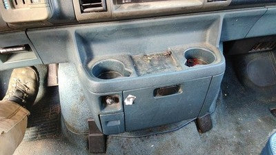 1993 Gmc Safari Center Console Glove Box Assembly Door With Latch Oem Blue