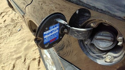 1998-2005 Mercedes Ml320 Fuel Tank Door With Hinge Gas Lid Oem Filler 1637500106