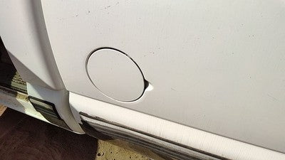 99-07 Silverado 1500 Fuel Tank Door With Hinge Gas Lid Oem Filler White 50U