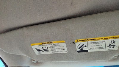 2004-2007 Jeep Liberty Driver Left Sun Visor Oem Gray D5 5Kf91bd1ac
