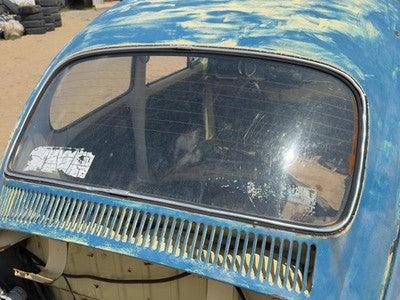 1965-1971 Vw Super Beetle Back Glass Rear Window Oem