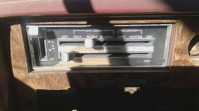 1978 Buick Regal Temperature Control Module In Dash Heater Ac Head Unit Oem
