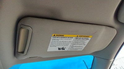 2007-2008 Nissan Altima Passenger Right Sun Visor Oem Charcoal G 96400Ja20a