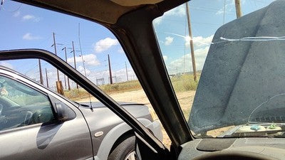 1997 Suzuki Sidekick Driver Left A Pillar Trim Windshield Post Panel Gray Gri