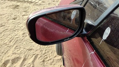 10-14 Honda Insight Driver Left Power Side Mirror Door Mounted Oem Tango Red Re