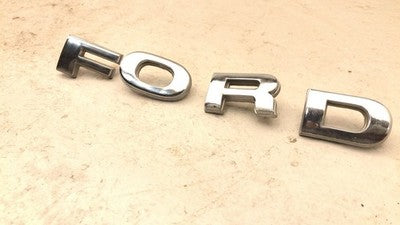 1981 Ford F150 Hood Emblem Badges Set Oem