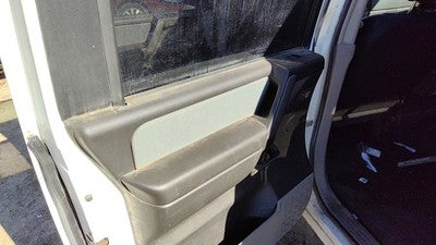 04-07 Titan Driver Left Rear Door Trim Panel With Switches Back W Graphite